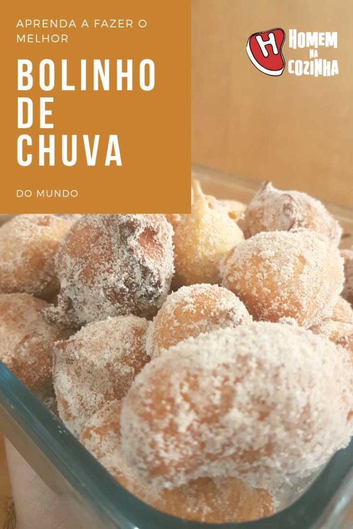 bolinho de chuva para aquecer a tarde chuvosa e fria...